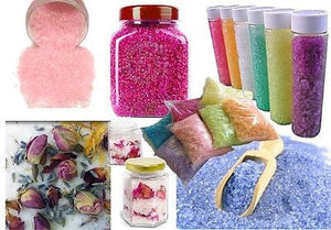 Bathing Crystals / Salts Making DIY BULK Kit