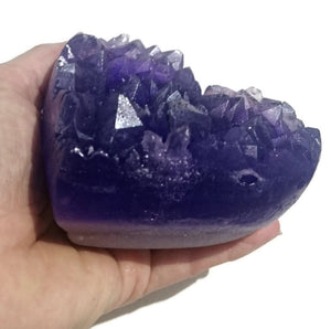 Amethyst Heart Silicone Mould