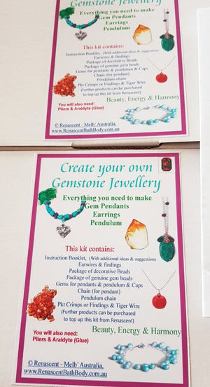 Jewellery Making Kit - Gems Crystals