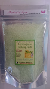 Bathing Crystals / Salts: Lemongrass