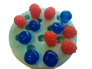 Blueberries, Blackberries, Raspberries (14 Cavity) Embed Silicone Mould