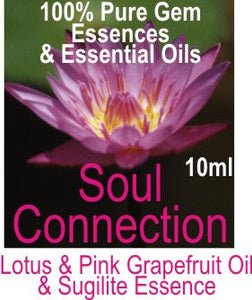 Soul Connection Essence Oil (Lotus, Pink Grapefruit, Sugilite)